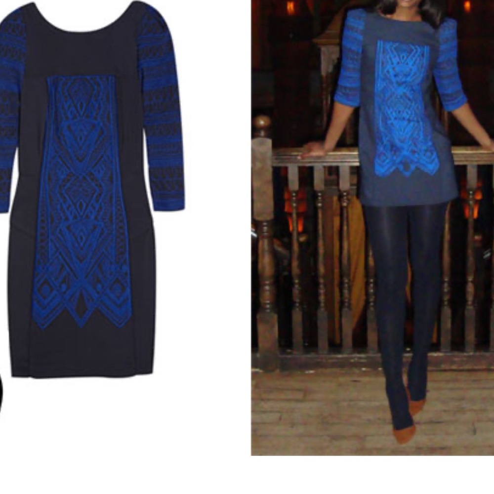 Tibi Byzantine Embroidery Dress